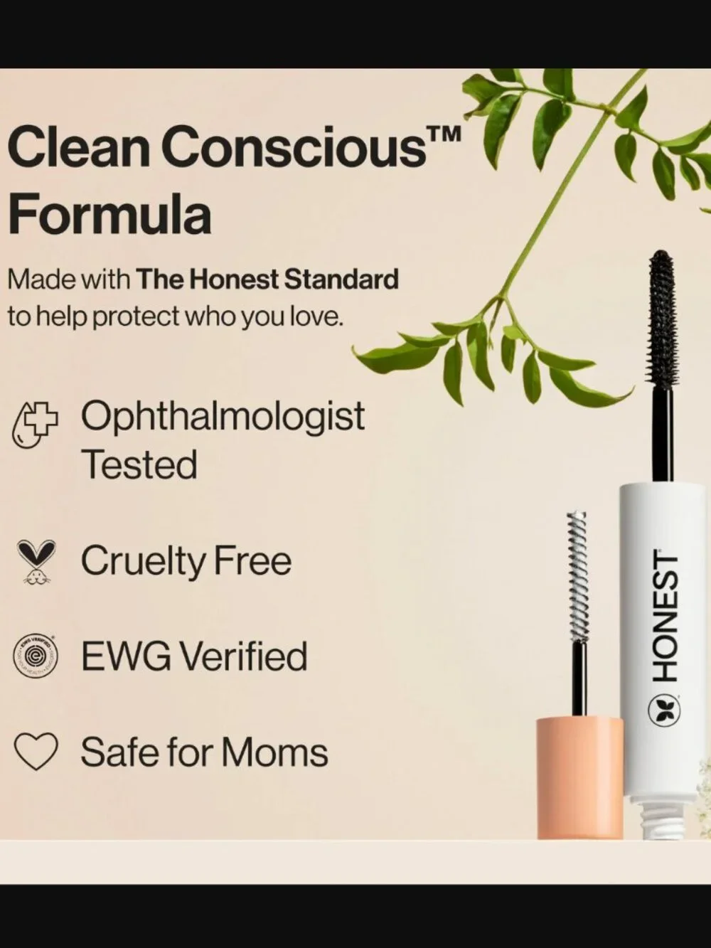 🔥3/$30 NIB The Honest Company Extreme Length Mascara + Lash Primer $19.99